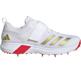 Adidas AdiPower Vector 20 Cricket Shoes - White/Red/Gold