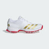 Adidas SL22 YRDS White/Gold/Red Cricket Shoe