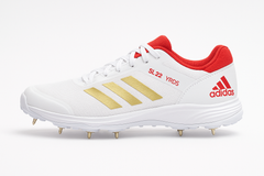 Side view of Adidas SL22 YRDS Cricket Shoe