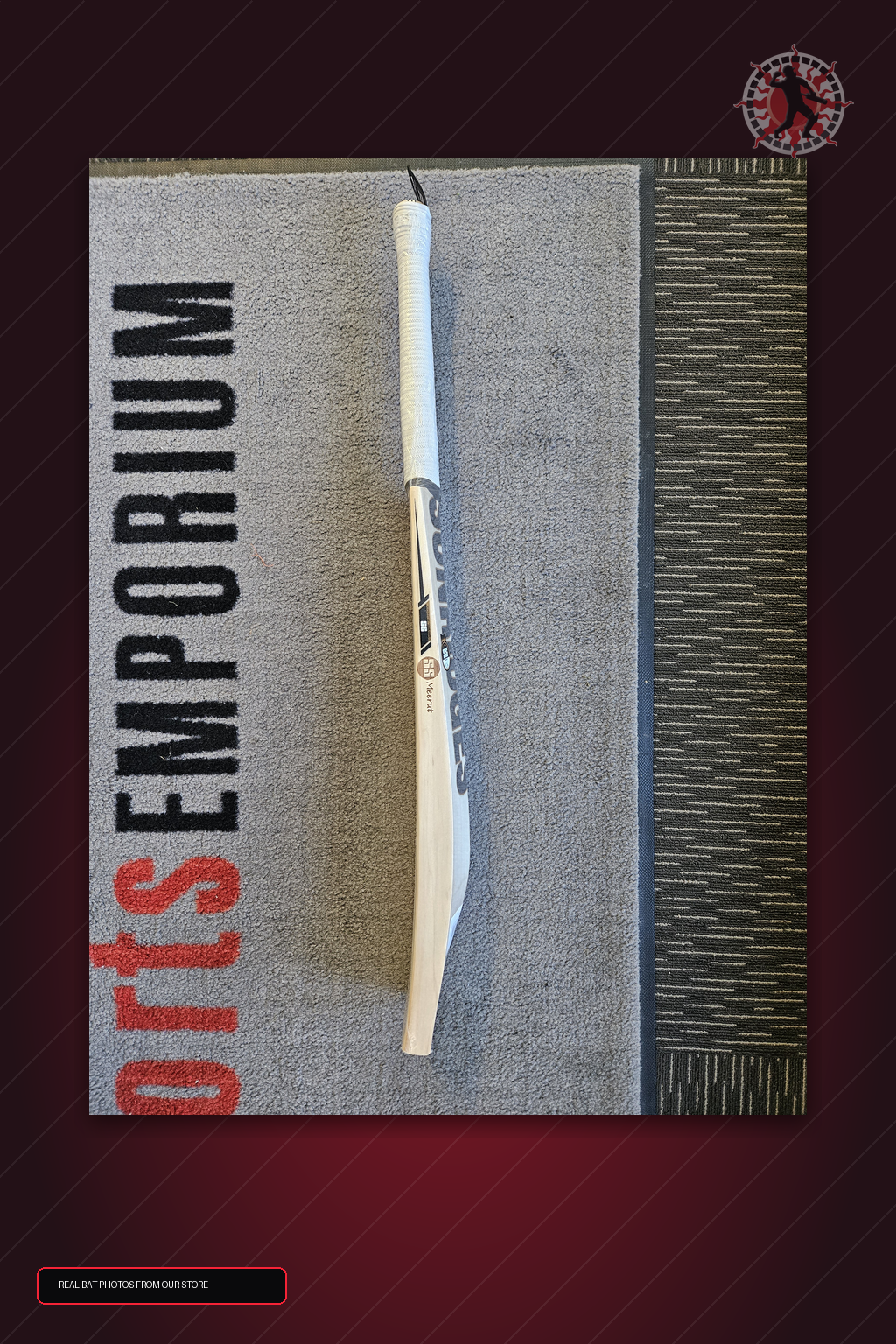 SS Ton Devon Conway Player Max English Willow Cricket Bat - real store bat detail image