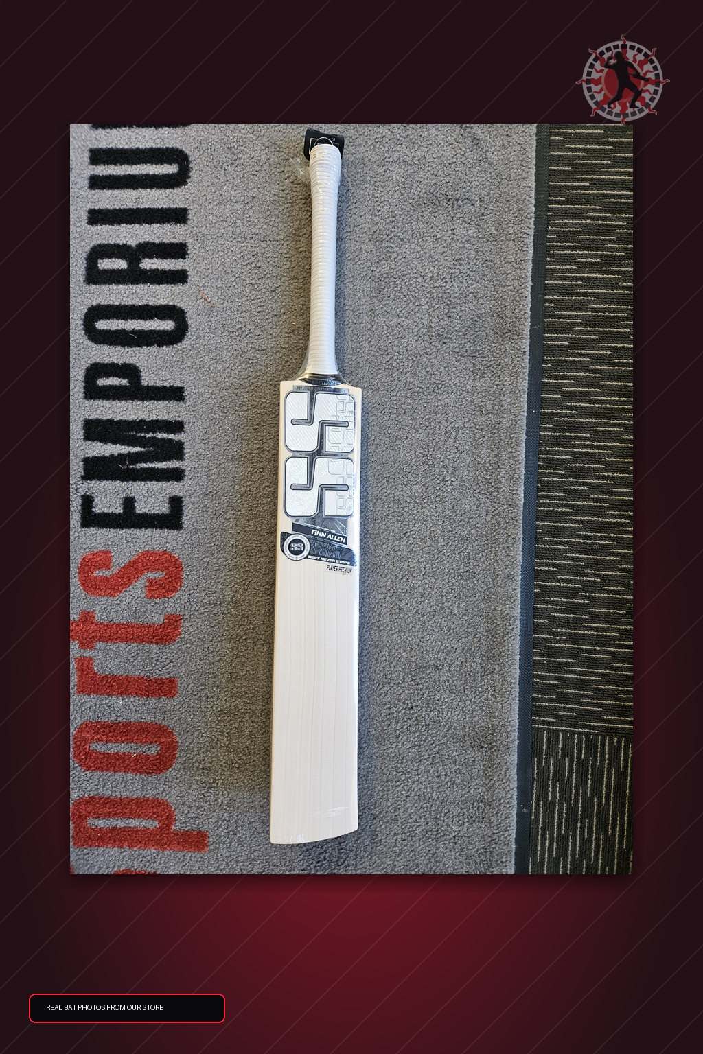 SS Ton Finn Allen Player Premium English Willow Cricket Bat - real store bat hero image