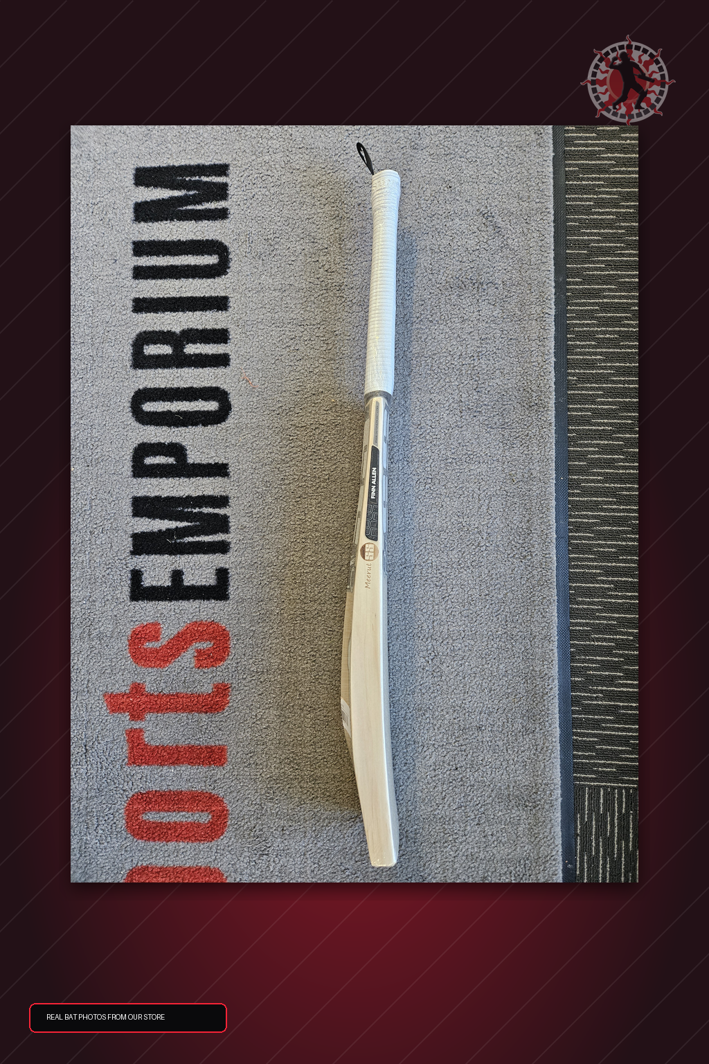 SS Ton Finn Allen Player Pro English Willow Cricket Bat - real store bat detail image