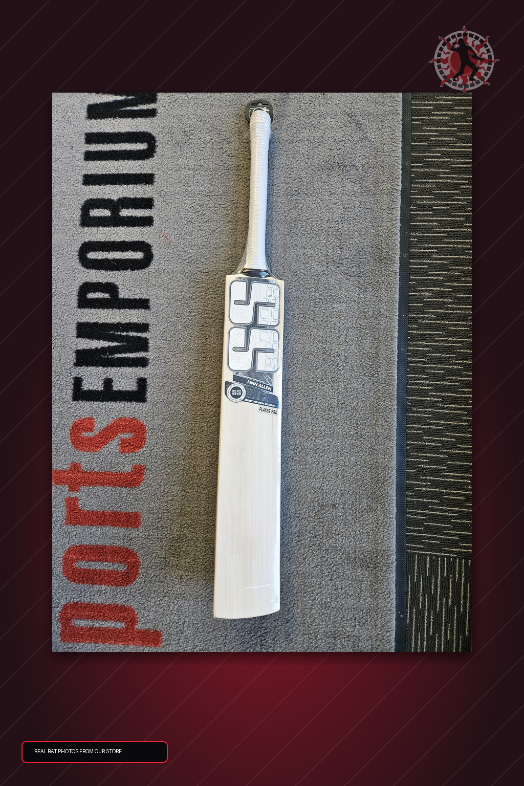 SS Ton Finn Allen Player Pro English Willow Cricket Bat - real store bat hero image