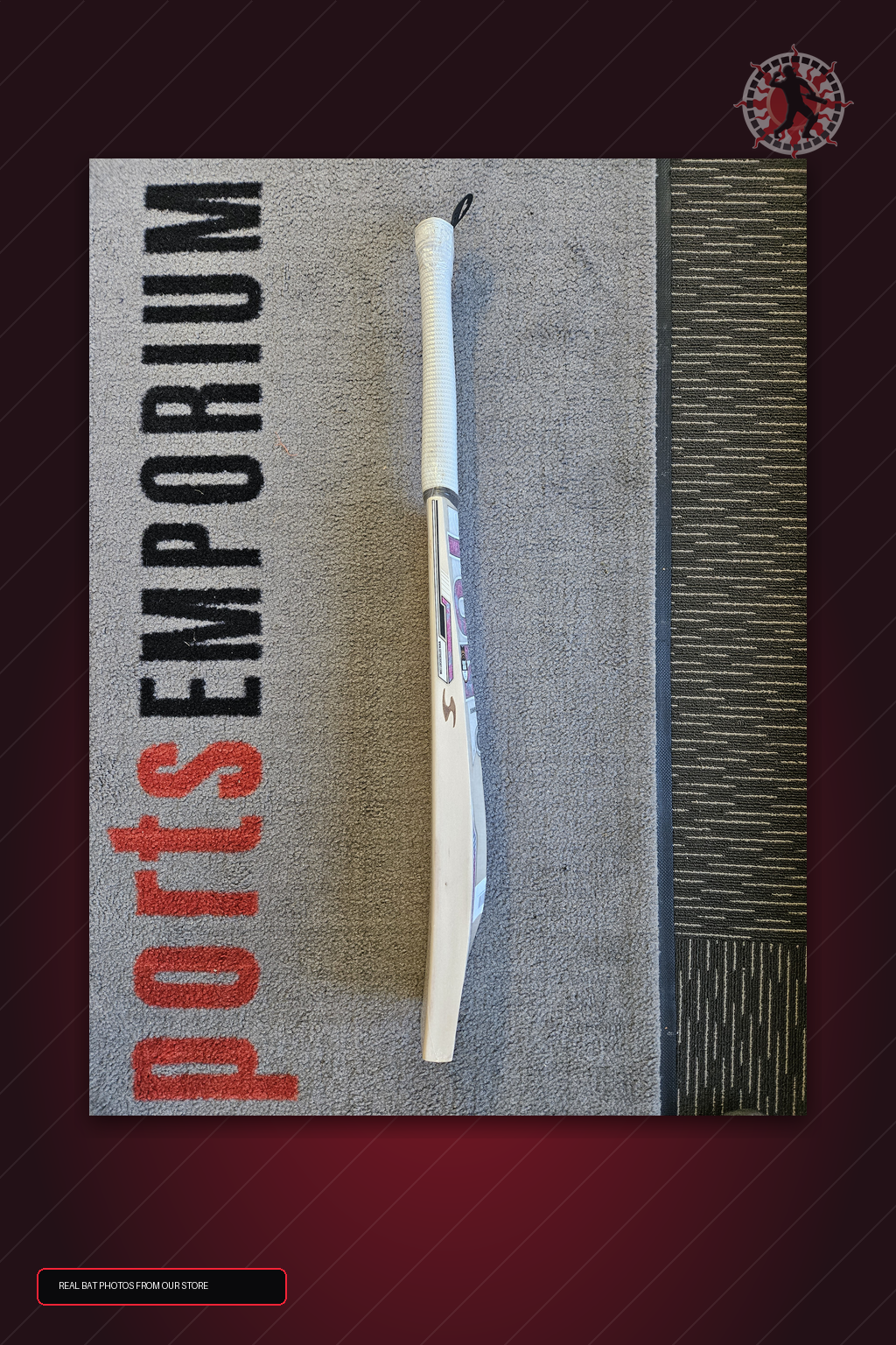 SS Ton Tim Seifert Player Max English Willow Cricket Bat - real store bat detail image