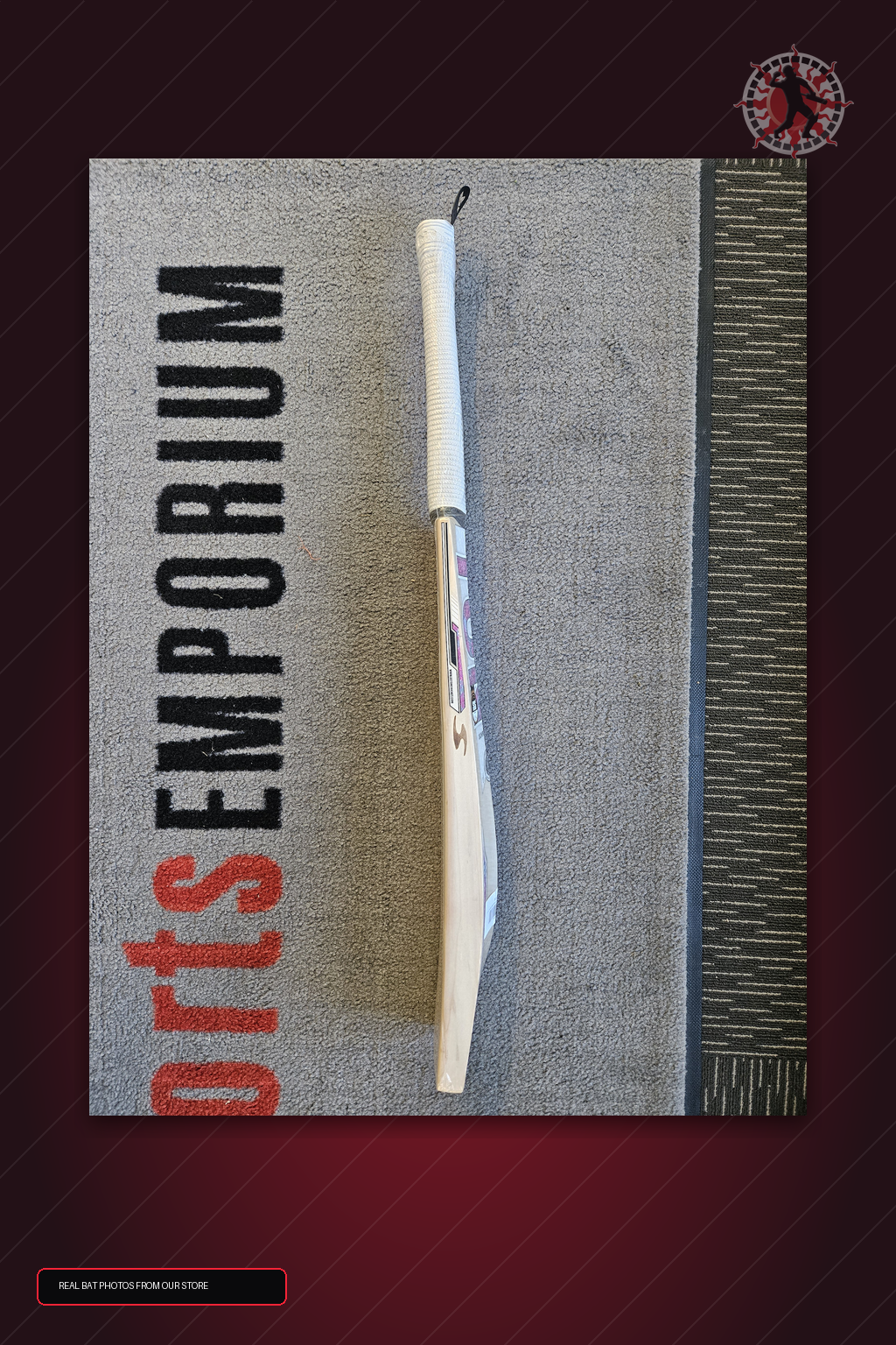 SS Ton Tim Seifert Player Premium English Willow Cricket Bat - real store bat detail image