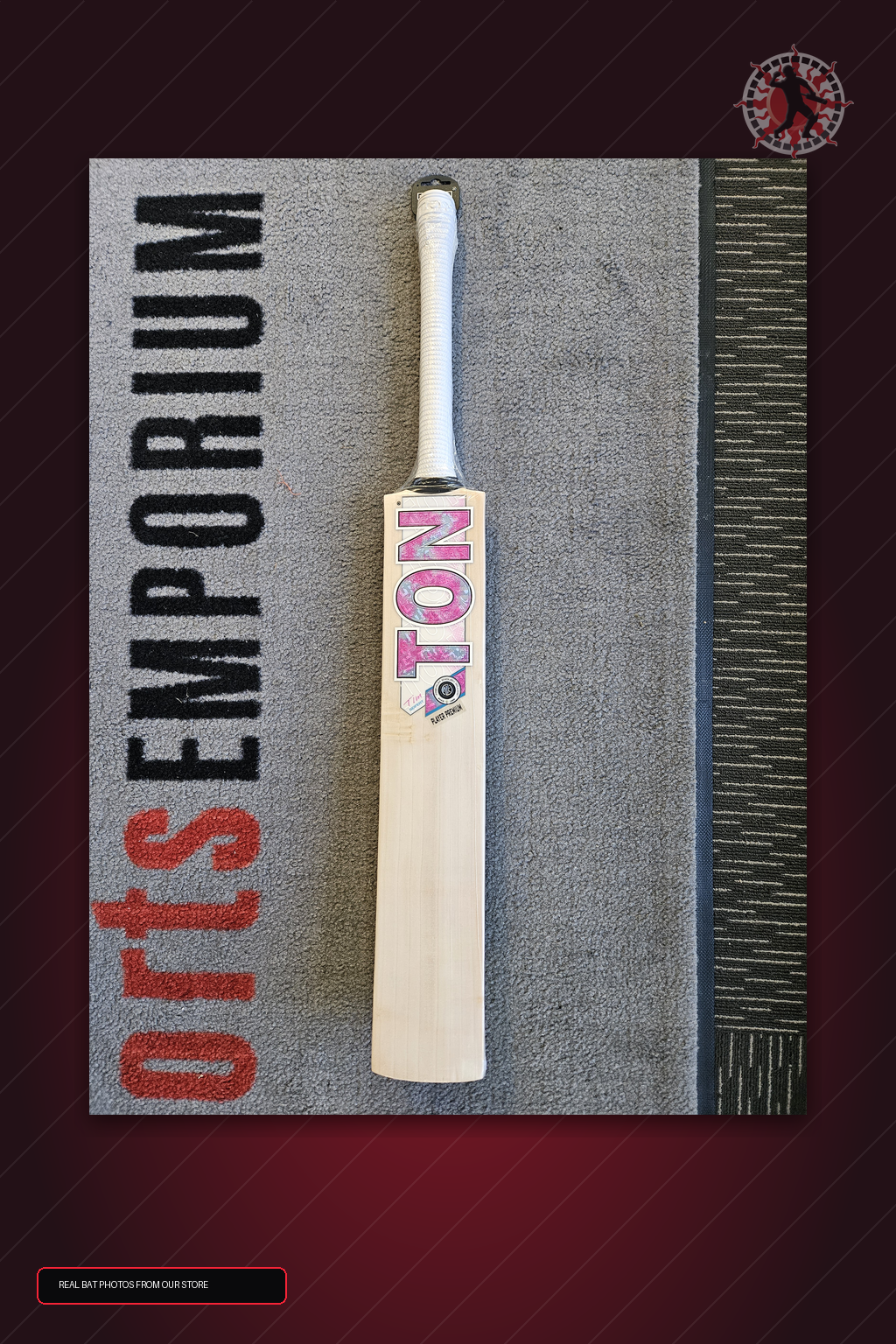 SS Ton Tim Seifert Player Premium English Willow Cricket Bat - real store bat hero image