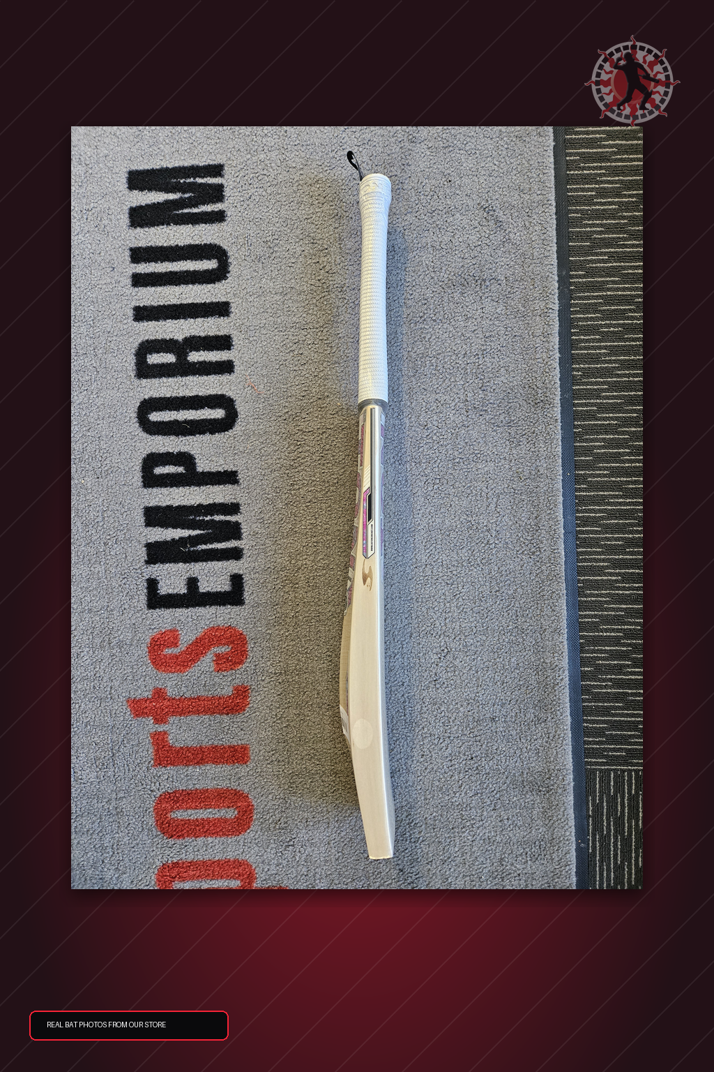 SS Ton Tim Seifert Player Pro English Willow Cricket Bat - real store bat detail image
